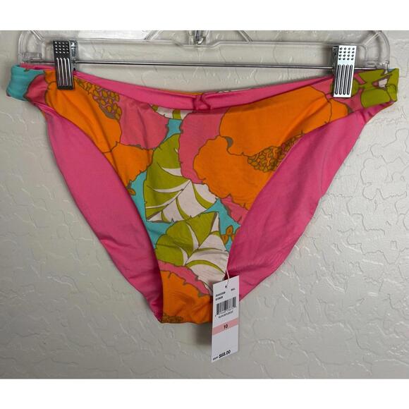 Trina Turk Swim Spa Halter Tankini Hi Waist Bottom 10 1920 - Picture 3 of 11